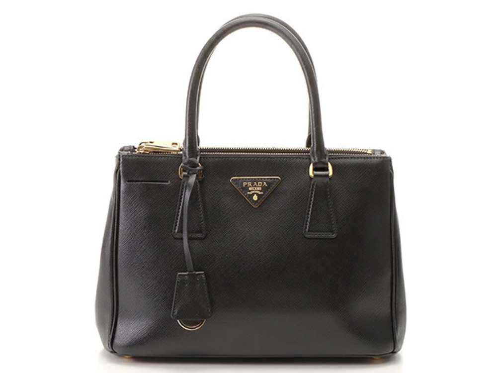Prada Bag Shoulder Black Calfskin